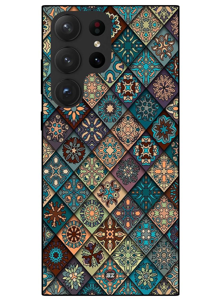 Service Zone Protective Printed Mobile Cover 3D Abstract Art Design For Samsung Galaxy S23 Ultra 