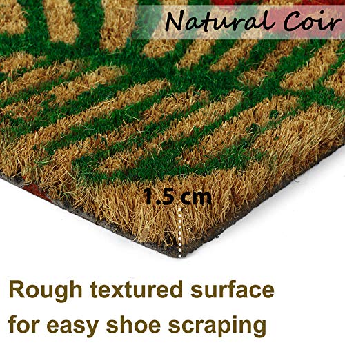 HOKIPO Natural Coconut Coir Rectangular Big Mat With Pvc Backing, Red, Large 40X120Cm (Gmt-R-In305) - Image 5