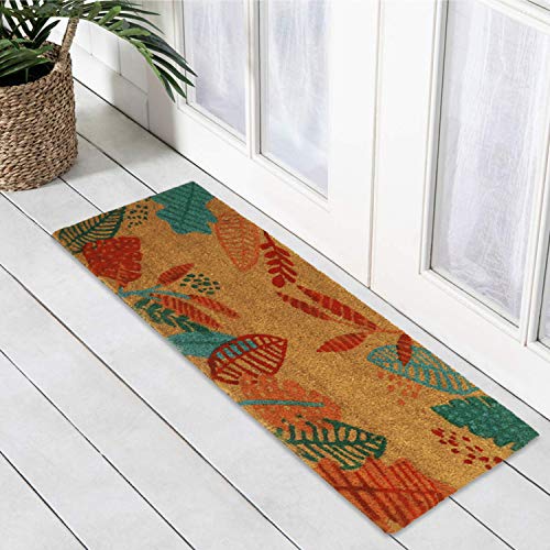 HOKIPO Natural Coconut Coir Rectangular Big Mat With Pvc Backing, Red, Large 40X120Cm (Gmt-R-In305) - Image 1
