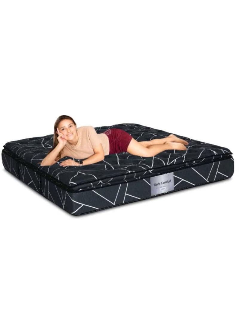 Galaxy Design Back Comfort Pocket Spring Mattress Pillow Top Mattress Black Color Size (L x W x H) 190 x 180 x 30cm Model-GDF1918-2 Year Warranty - Image 2