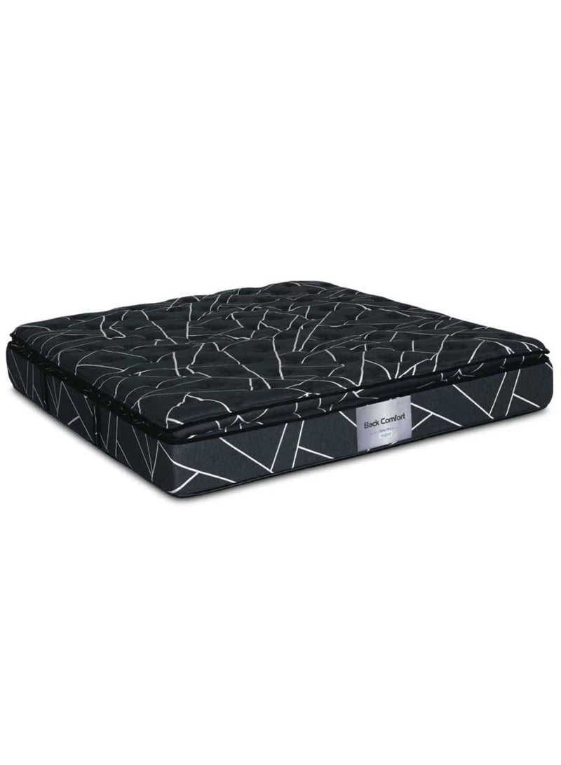 Galaxy Design Back Comfort Pocket Spring Mattress Pillow Top Mattress Black Color Size (L x W x H) 190 x 180 x 30cm Model-GDF1918-2 Year Warranty - Image 1