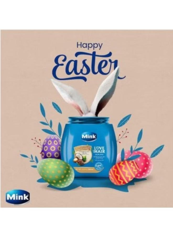 Mink - Mink Love Your Hair Conditioning Cream with Coconut Macadamia Oils and Cocoa Butter 400ml - Image 1