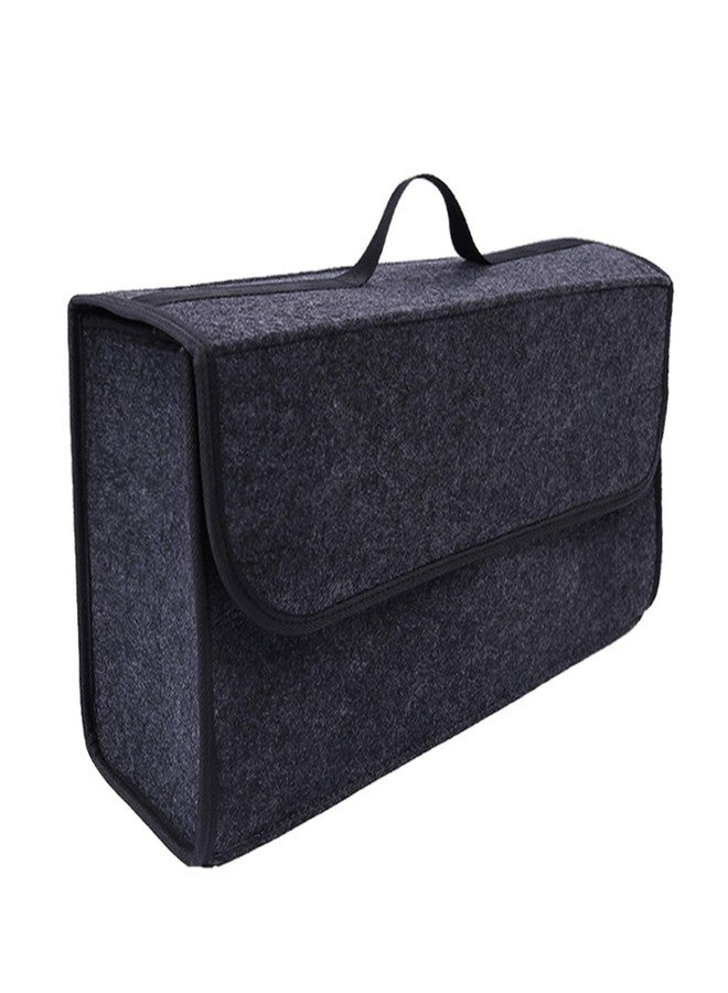 ERYUE Car Storage Bag, Car Soft Storage Box Trunk Bag Travel Storage Organizer Holder Car Accessories Deep Grey - Image 1