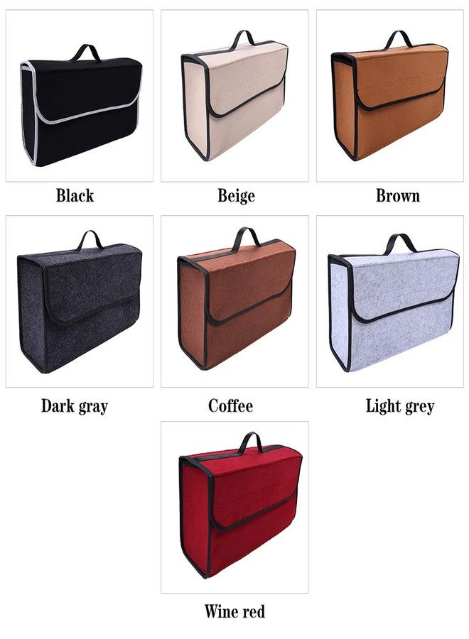 ERYUE Car Storage Bag, Car Soft Storage Box Trunk Bag Travel Storage Organizer Holder Car Accessories Deep Grey - Image 4