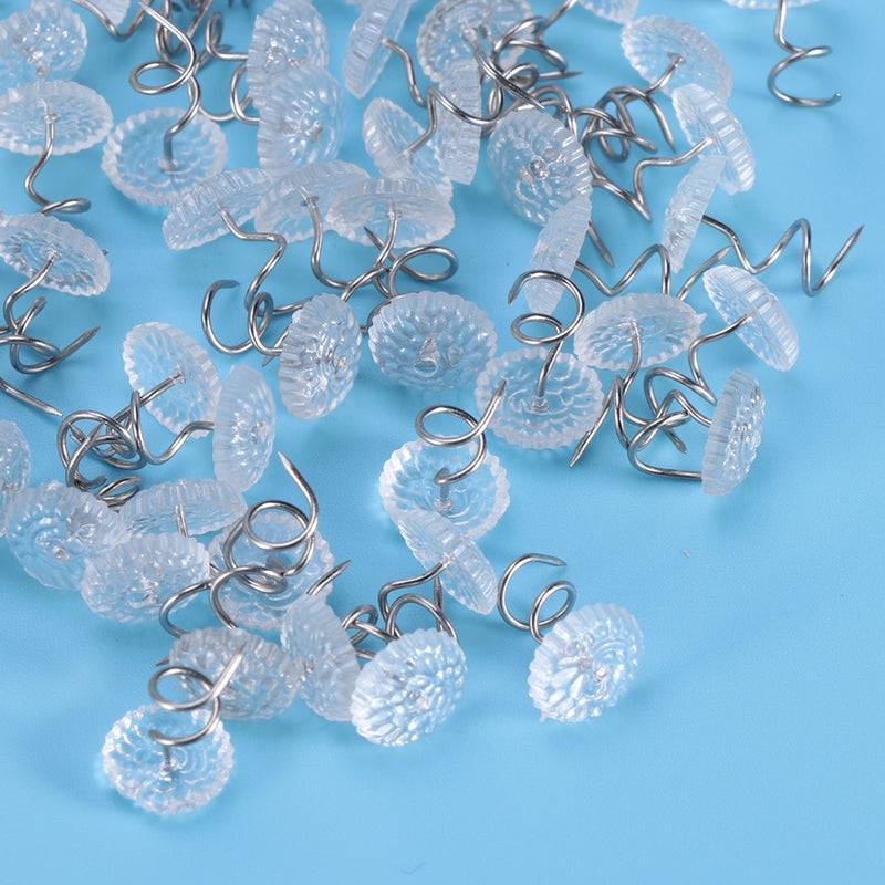 100pcs Fixed Sheet Nails Anti- Running Traceless Twisted for Upholstery and Bedskirts - Image 2