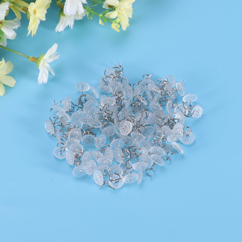 100pcs Fixed Sheet Nails Anti- Running Traceless Twisted for Upholstery and Bedskirts - Image 1