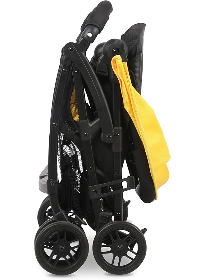 Delta CHILDREN Jeep Compact Air Stroller Yellow - Image 5