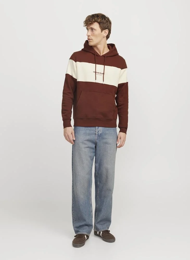 JACK & JONES Jorvesterbro Colour Block Hoodie