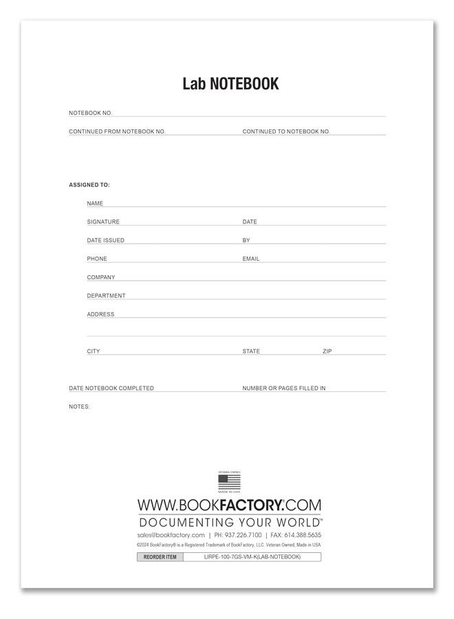 بوك فاكتوري دفتر ملاحظات أسود من BookFactory، غلاف مقوى مغلف، 100 صفحة - Image 3