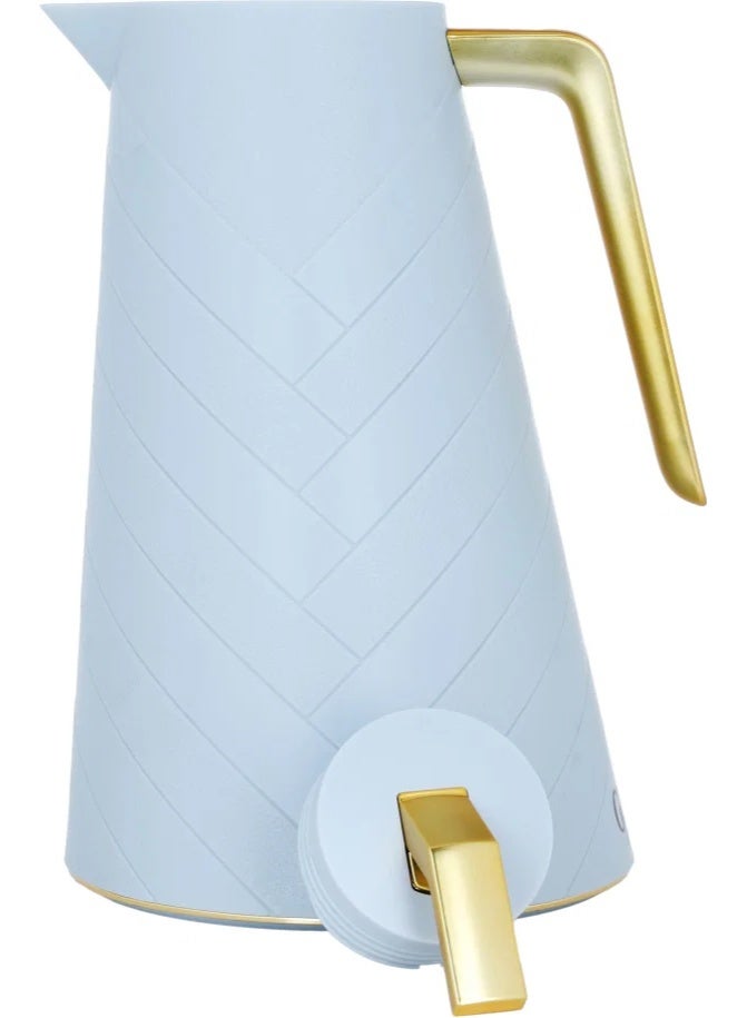 Glory Thermos, 1.5 liters, glass inner container, plastic outer shell - light cyan - Image 4