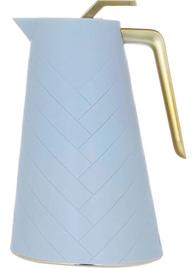 Glory Thermos, 1.5 liters, glass inner container, plastic outer shell - light cyan - Image 2