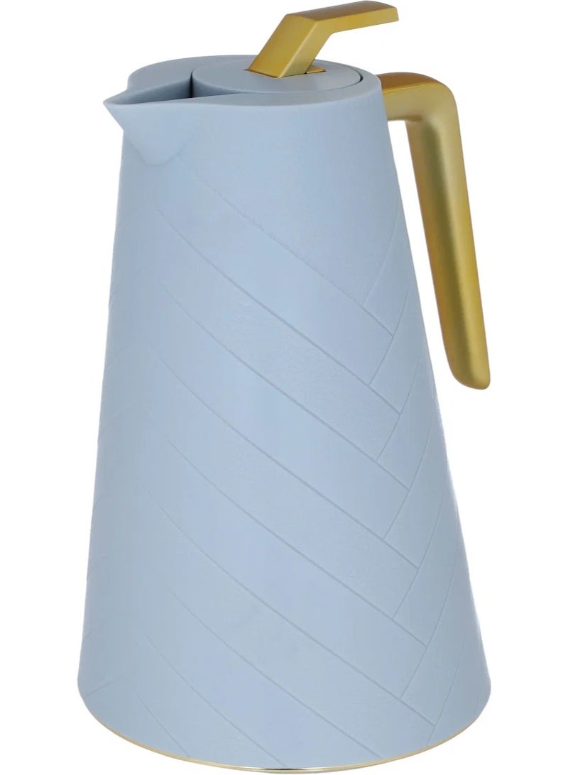 Glory Thermos, 1.5 liters, glass inner container, plastic outer shell - light cyan - Image 3