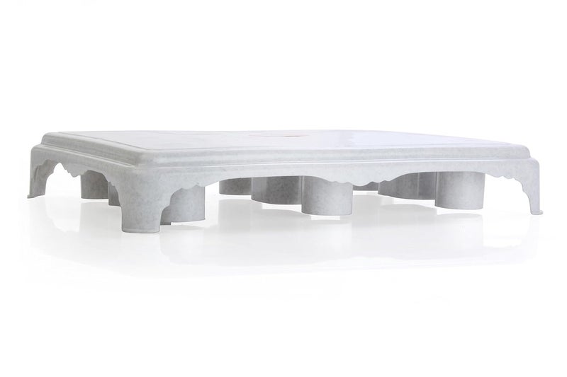 NAYASA Nayasa Asan Patla 505| Durable Patla for Home | Light Weight Patla | Multipurpose Patla | Patla for Kitchen and Bathroom | White  - Image 2