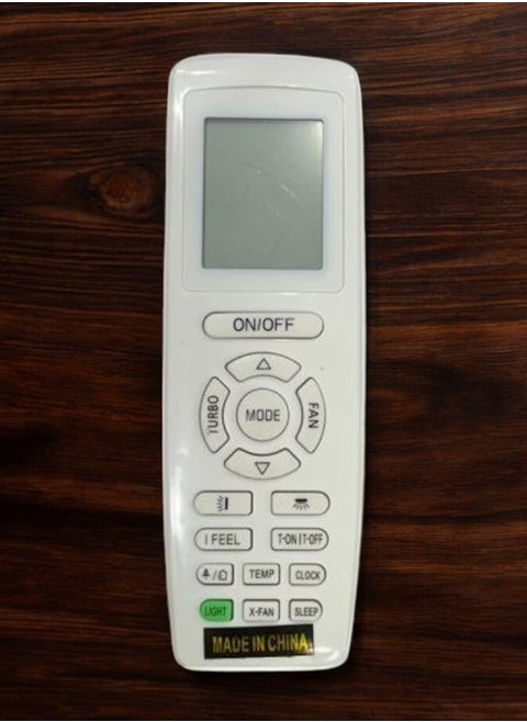 Universal Air Conditioner Remote Control with Turbo Sleep and Light Control