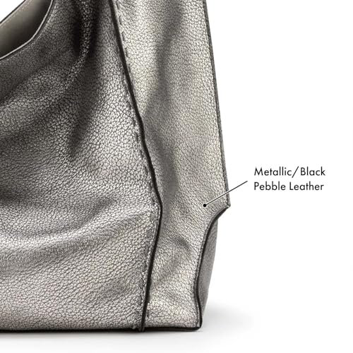 The Sak Los Feliz Large Tote Bag - Premium Leather Handbag With Stylish Design For Everyday, Travel, Beach Bag - Roomy, Durable, Lined Purse With Shoulder Bag Strap, Zipper Pocket - Image 5
