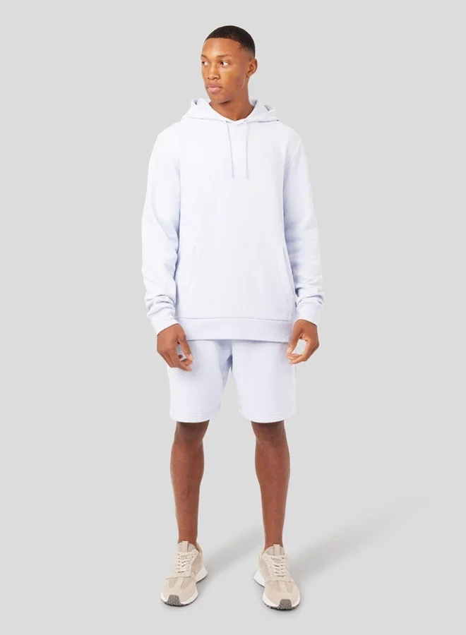 كاستور Men'S Embroidered Logo Hoody - Ice Blue