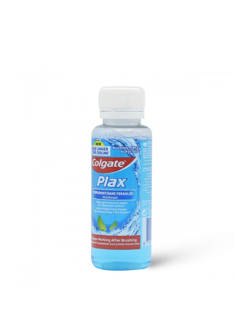 Colgate Pack Of 3 Colgate Plax Peppermint Mouth Wash 100ml - Image 3