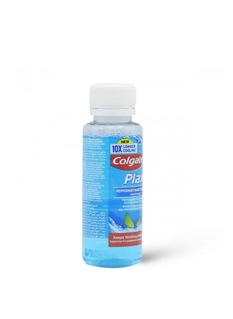 Colgate Pack Of 3 Colgate Plax Peppermint Mouth Wash 100ml - Image 4