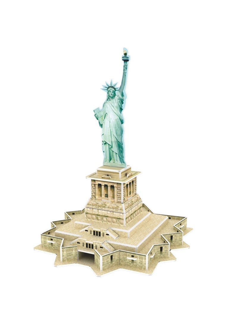 لعبة لغز الهندسة المعمارية العالمية الشهيرة تمثال الحرية للأطفال - Image 2