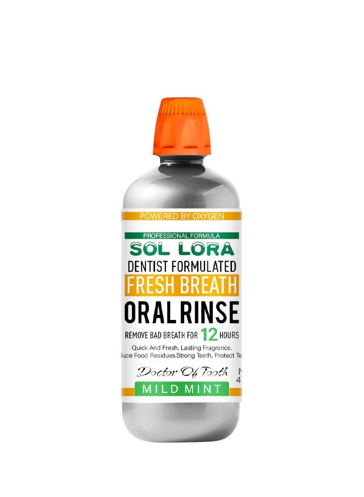 SOL LORA Fresh Breath Mild Mint Oral Rinse