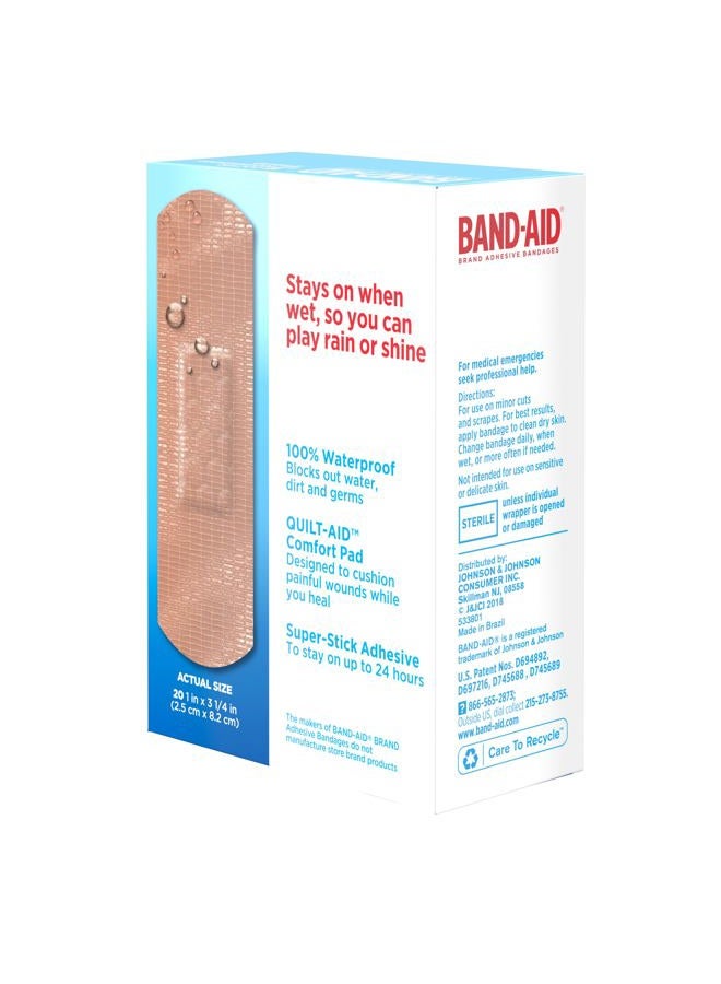 Band-Aid Tough-Strips Adhesive Bandages, Waterproof-20ct - Image 5