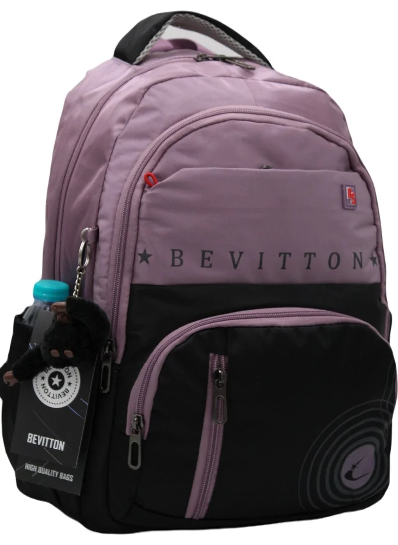 Mixx Store Special Water Repellent Fabric Unisex Murmur-Black School Backpack 34400