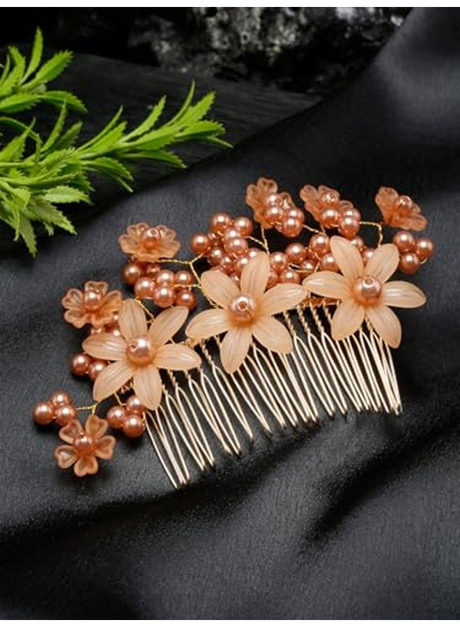 YouBella Jewellery for Women Stylish Hair Comb Hair Pin Hair Accessories for Women and Girls (Gold) (YBHAIR_41712) - Image 2