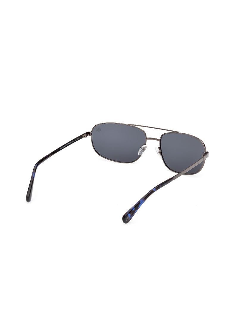 TIMBERLAND FULL RIM MALE NAVIGATOR SILVER METAL SUNGLASSES - Image 5