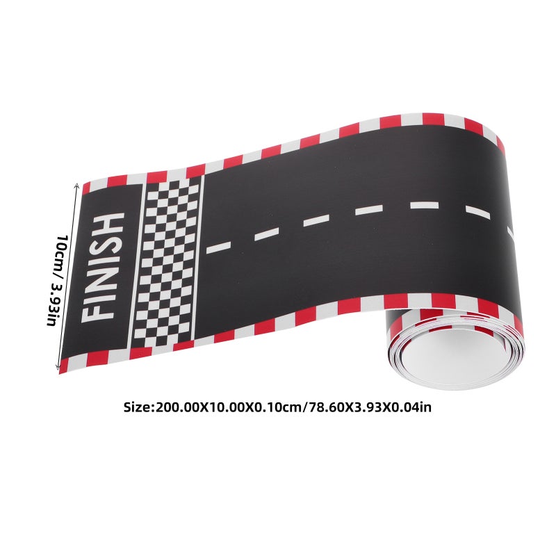 Road Tape For Toy Cars Diy Traffic Adhesive Tape Road Sign Pattern Sticker Traffic Road Sticker Kids Toy Road Decal Supply - Image 3