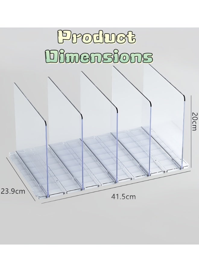 Purse Organizer for Closet, Adjustable Acrylic Shelf Dividers for Closet Organization, Closet Organizers and Storage, Purse Separator Handbag Storage Organizer, Purse Dividers for Closet (HY-117) - Image 3