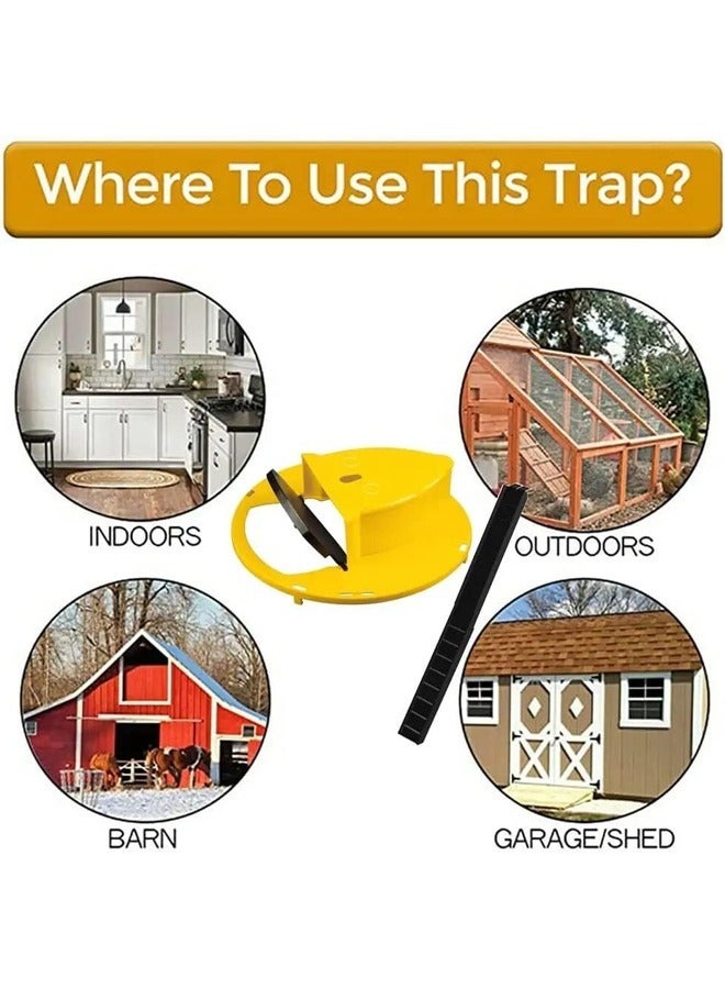Generic Mouse Trap, Self-Resetting Flip and Slide Bucket Trap for Indoor and Outdoor 5-Gallon Bucket (without Bucket)  - Image 4