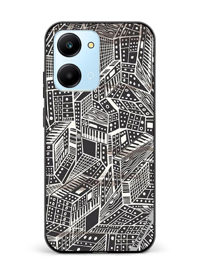 VR CREATIVE Protective Case Cover For Honor Play7T Layer Design Multicolour - Image 1