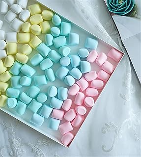 Skyseen 20PCS Artificial Marshmallow Fake Cotton Candy Dessert Model Decoration Prop DIY Accessories,Mixed - Image 1