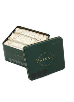 Passage Premium Charcoal Quick Lighting Large Briquets | Metal Box | 54 Pieces | SIZE 40 MM | BURNING TIME 60 MINUTE | Odourless  | Longer Burning | Best For Large Areas ,Majlis  - Image 3