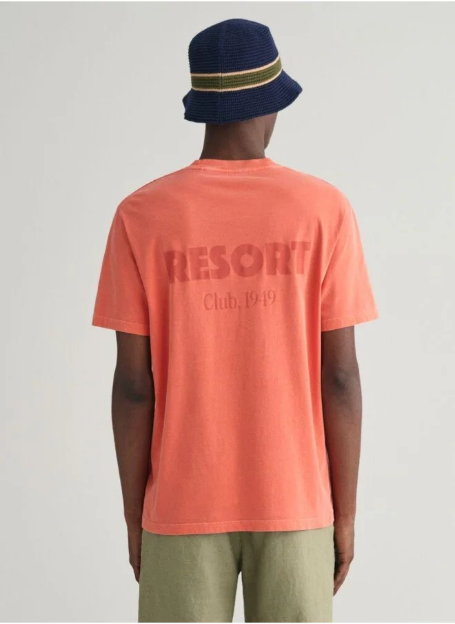 غانت Gant Sunfaded Graphic T-Shirt