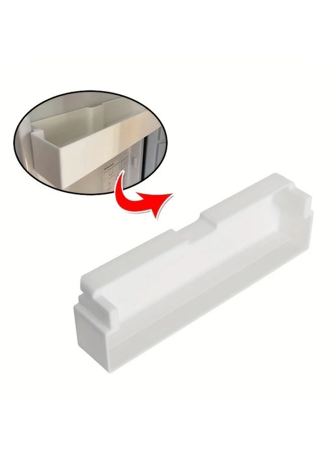 White RV Refrigerator Shelf Adjustable Clips Space Saving Dometic Fridge Organizer - Image 4