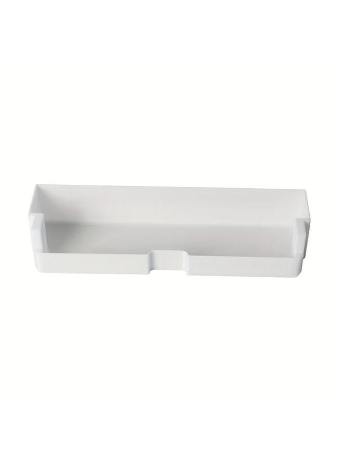 White RV Refrigerator Shelf Adjustable Clips Space Saving Dometic Fridge Organizer - Image 1