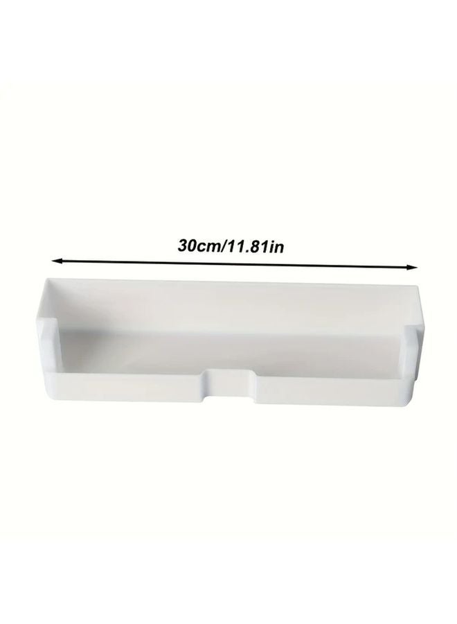 White RV Refrigerator Shelf Adjustable Clips Space Saving Dometic Fridge Organizer - Image 3