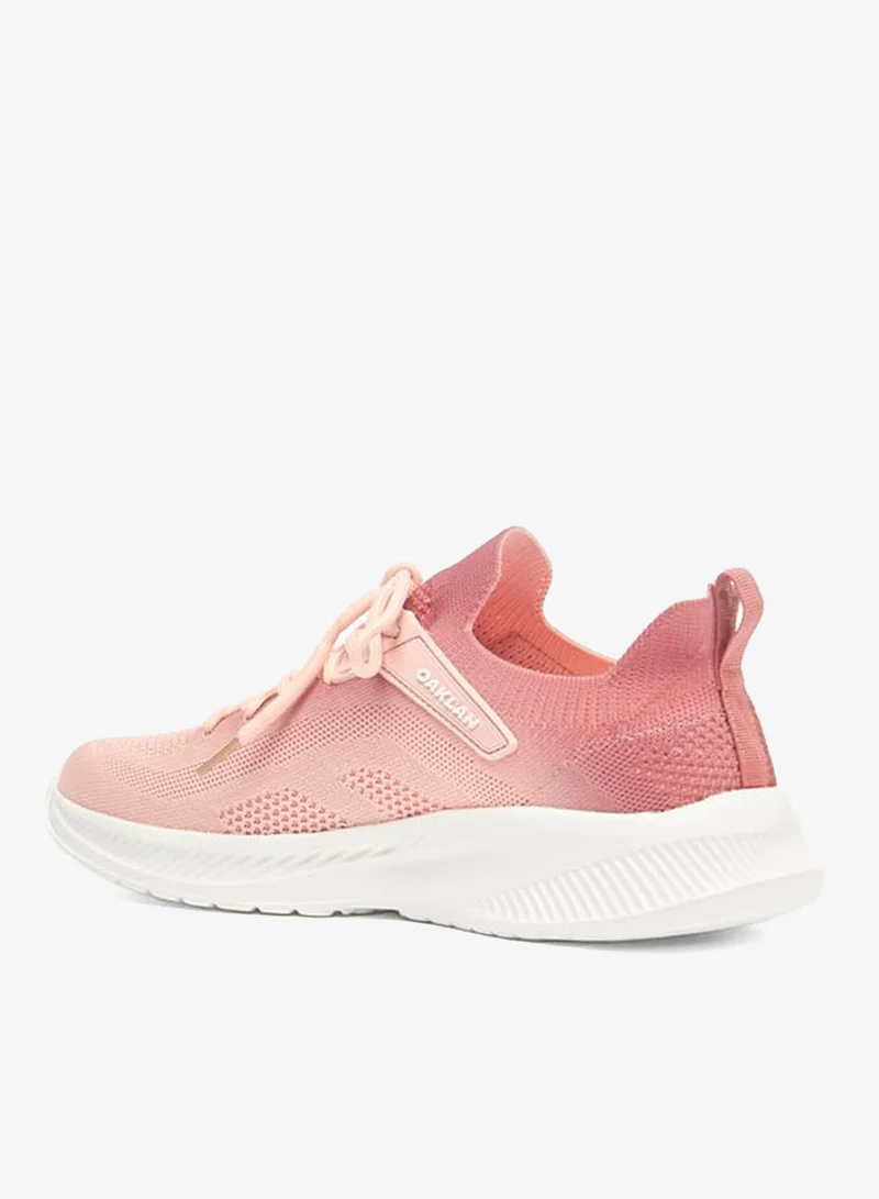 Oaklan by Shoexpress PINK Women Ombre Slip-On Sports Shoes with Lace Detail for Women | Best Price UAE