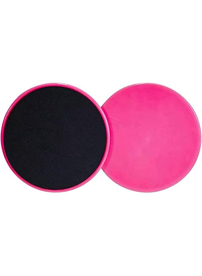 VIQILANY Set Of 2 Core Exercise Sliders Dual Sided Gliding Discs Trainer Fitness Equipment For Abdominal Total Body Workouts Crossfit Rose Red