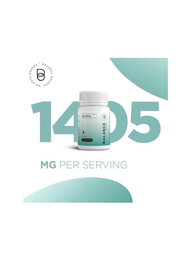 Balance Breens Advanced Organic Sea Moss 60 caps  - Image 5