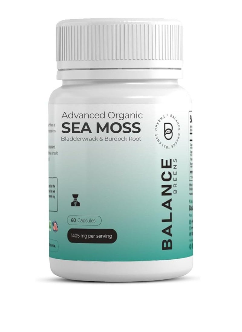 Balance Breens Advanced Organic Sea Moss 60 caps  - Image 1