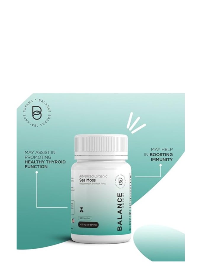 Balance Breens Advanced Organic Sea Moss 60 caps  - Image 2