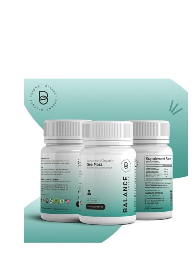 Balance Breens Advanced Organic Sea Moss 60 caps  - Image 4