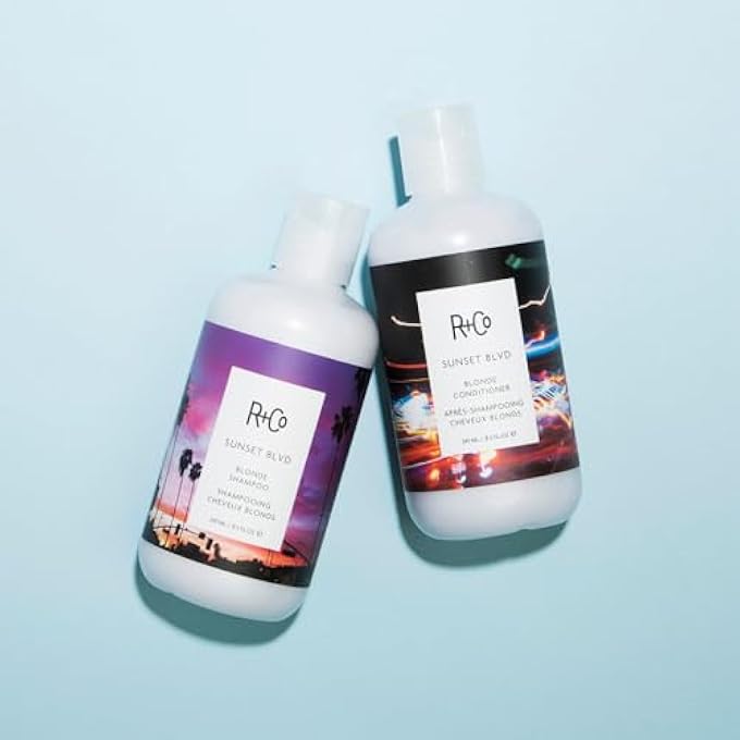 R+Co SUNSET BLVD DAILY BLONDE SHAMPOO | DAILY BRIGHTENING + COMBATS BRASSINESS + HYDRATING | VEGAN + CRUELTY-FREE | 8.5 FL OZ - Image 2