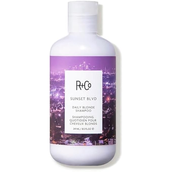 R+Co SUNSET BLVD DAILY BLONDE SHAMPOO | DAILY BRIGHTENING + COMBATS BRASSINESS + HYDRATING | VEGAN + CRUELTY-FREE | 8.5 FL OZ - Image 1
