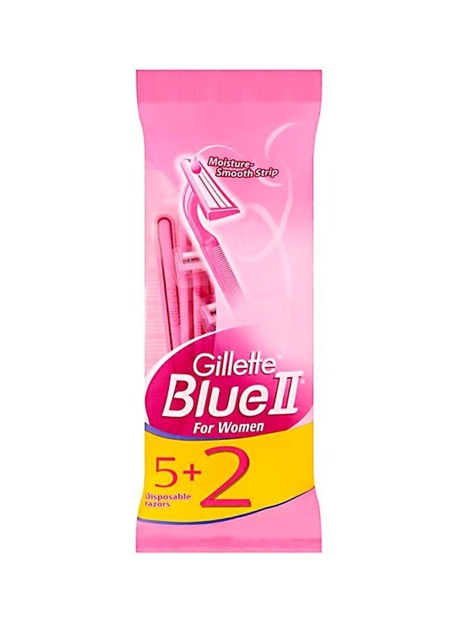 Gillette 5-Piece Blue 2 Plus Razor Blades Pink 5grams