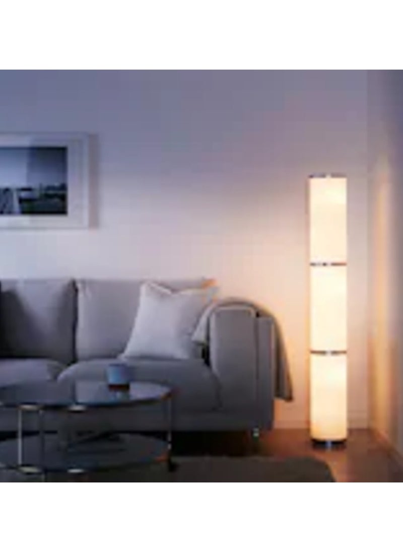 Floor lamp, white, 138 cm
