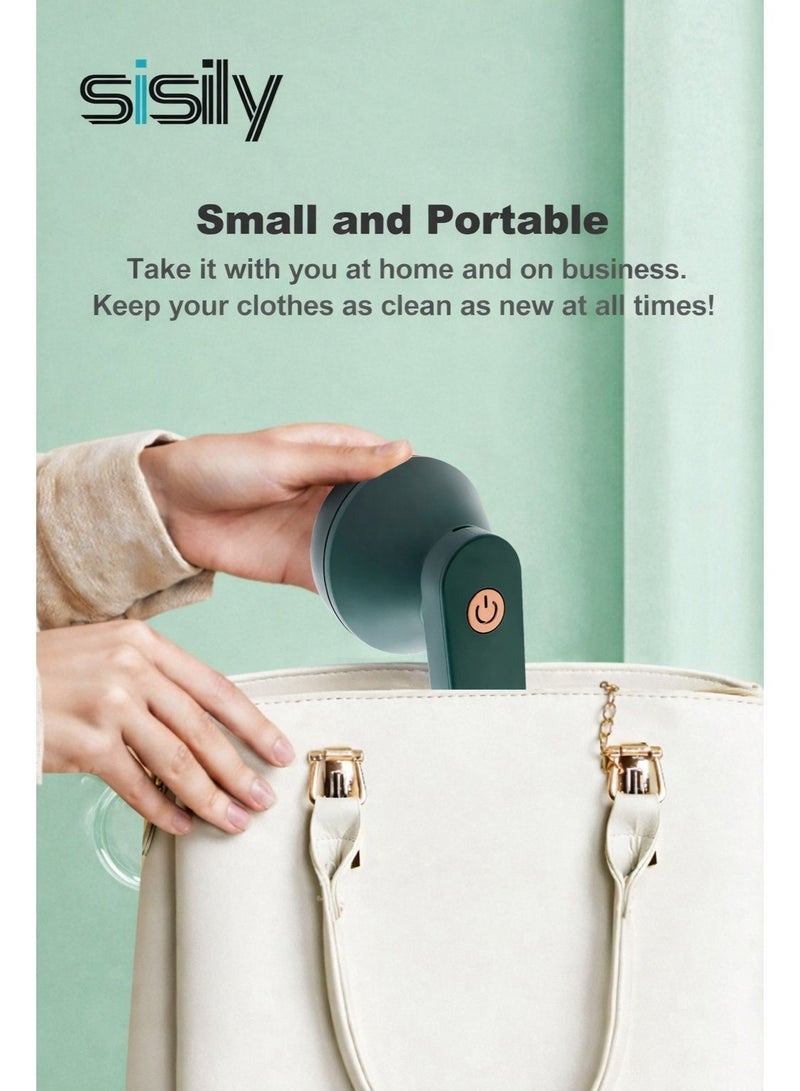 سيسلي قابلة لإعادة الشحن - مزيل الوبر الكهربائي، مزيل زغب ماكينة حلاقة الأقمشة، ماكينة حلاقة السترات لإزالة الوبر، مزيل الوبر المحمول للملابس - Image 4