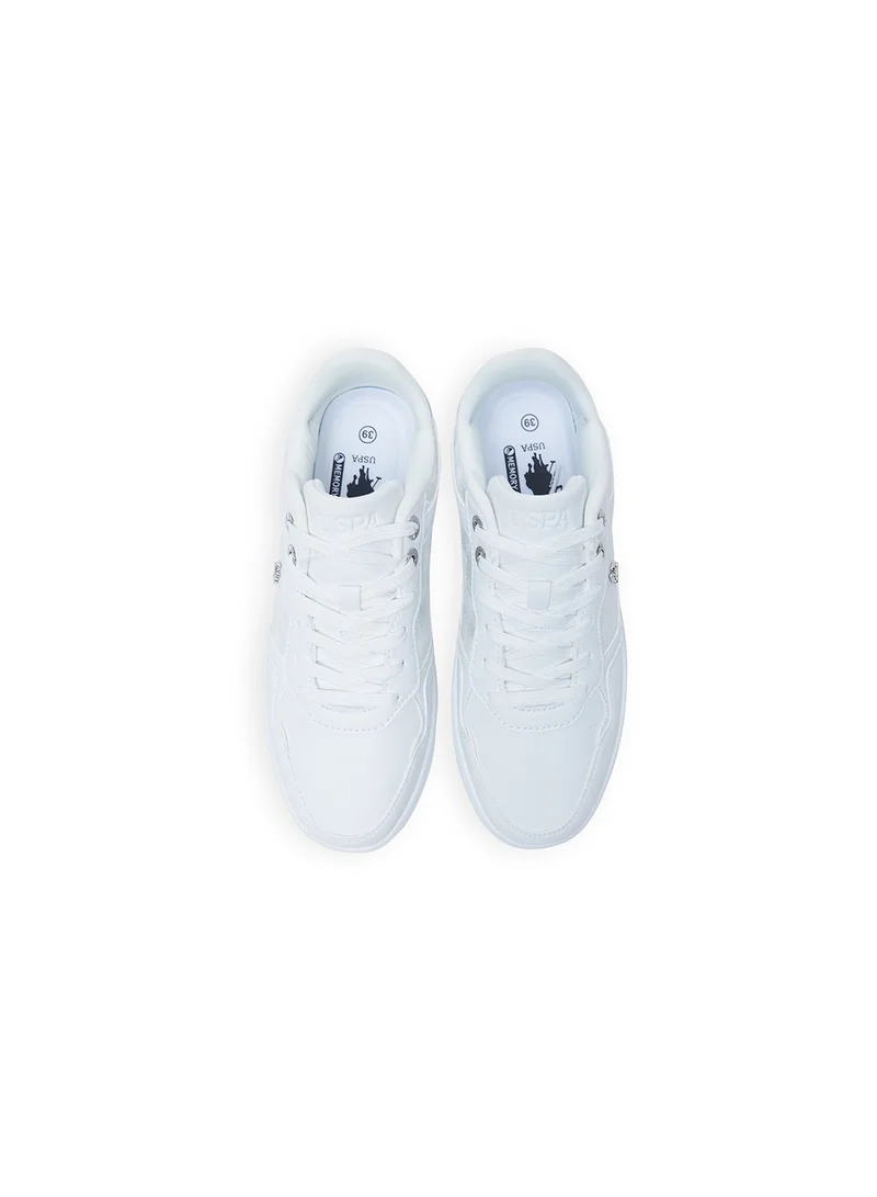 U.S. Polo Assn. White Feather-Light Women's Sneakers with Cloud-Like Comfort Shoes - Powered by Memory Foam for Women | Best Price UAE